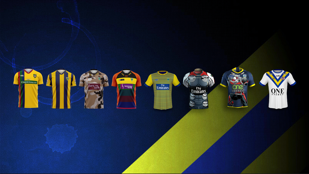 Warrington Wolves What we wore Limited edition kits