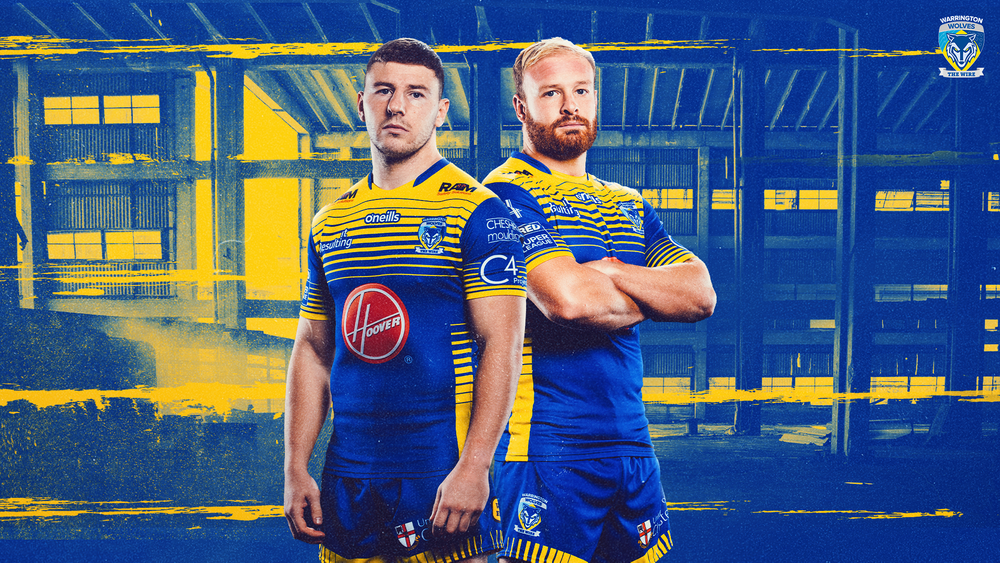 Warrington Wolves 2022 home and away kits revealed
